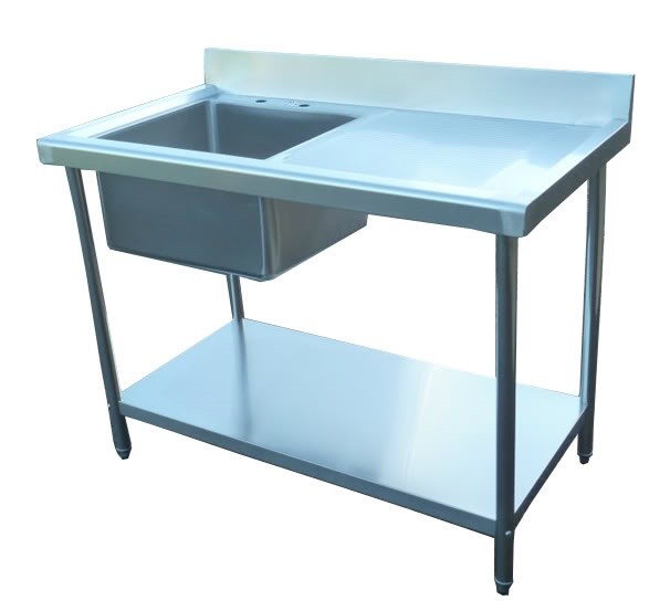 Infernus Stainless Steel Right Drainer Sink - 120cm/48" - Image 2