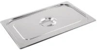 Stainless Steel 1/1 Gastronorm Container Lid - Pack of 6