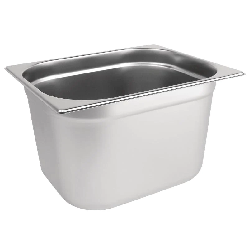 Stainless Steel 1/2 Gastronorm Container 12L - Pack of 6