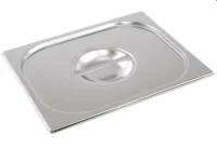 Stainless Steel 1/2 Gastronorm Container Lid - Pack of 6