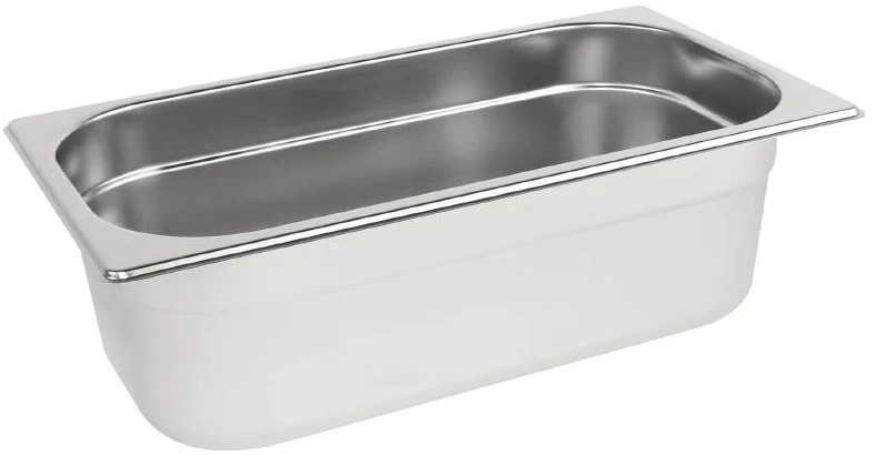 Stainless Steel 1/3 Gastronorm Container 3.7L - Pack of 6
