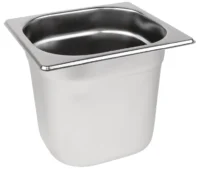 Stainless Steel 1/6 Gastronorm Container 2.2L - Pack of 6