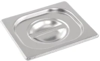 Stainless Steel 1/6 Gastronorm Container Lid - Pack of 6