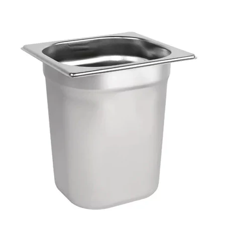 Stainless Steel 1/6 Gastronorm Container 3L - Pack of 6