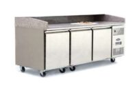 Atosa Marble Top Pizza Prep Counter - 3 Door
