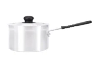 Aluminium Saucepan with Silicon Handle 20cm/4L - Pack of 2