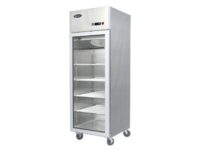 Atosa Slimline Glass Door Upright Display Freezer - Single Door
