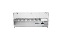 Atosa VRX Glass Screen Topping Unit - 6 x 1/4GN