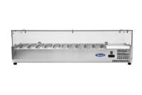 Atosa VRX Glass Screen Topping Unit - 10 x 1/4GN