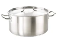 Stainless Steel Low Casserole Pot with S/S Lid 50cm/35L