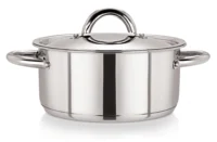 Stainless Steel Casserole Pot with Wide S/S Lid 30cm/9.1L - Pack of 4