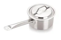 Stainless Steel Saucepan with S/S Lid 20cm/3.5L - Pack of 6