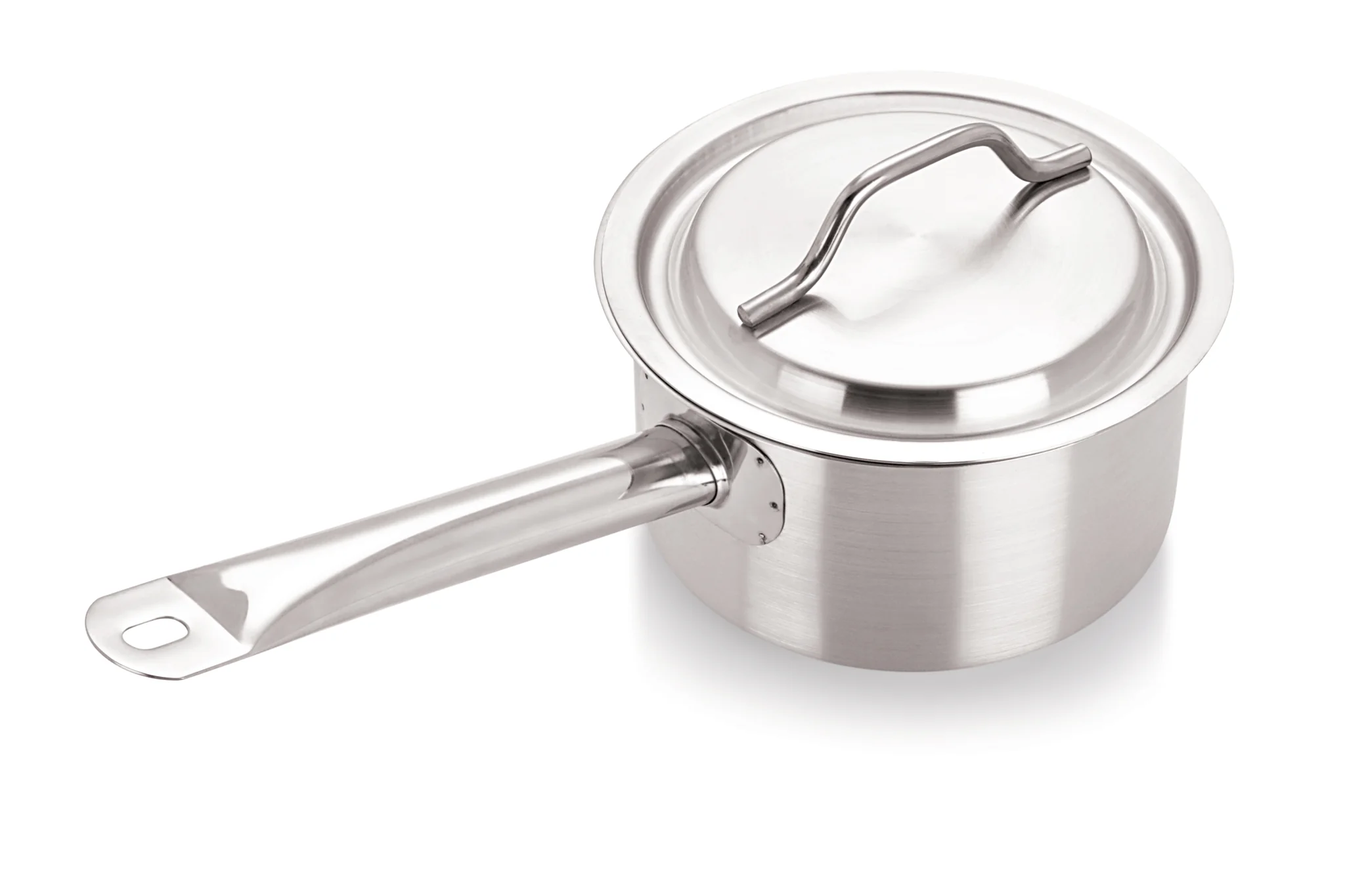 Stainless Steel Saucepan with S/S Lid 16cm/2L - Pack of 6