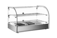 Double Shelf Counter Heated Display 45L - Curved